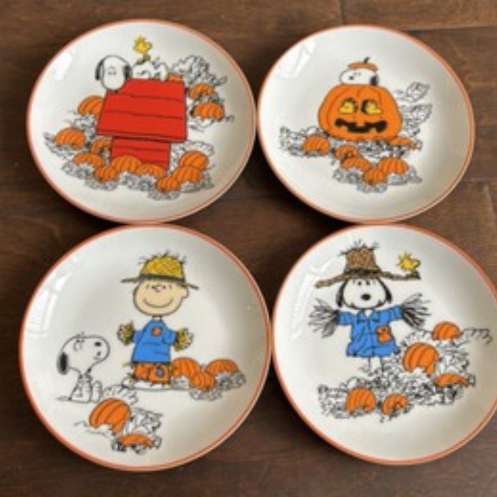 PEANUTS fall Charlie Brown appetizer dishes